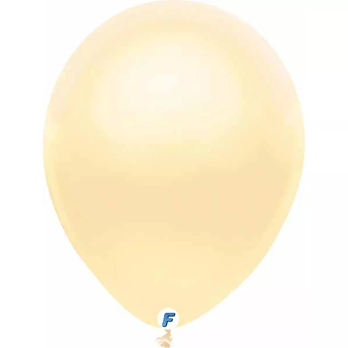 "12" Pearl Ivory Balloons - 100 Count"