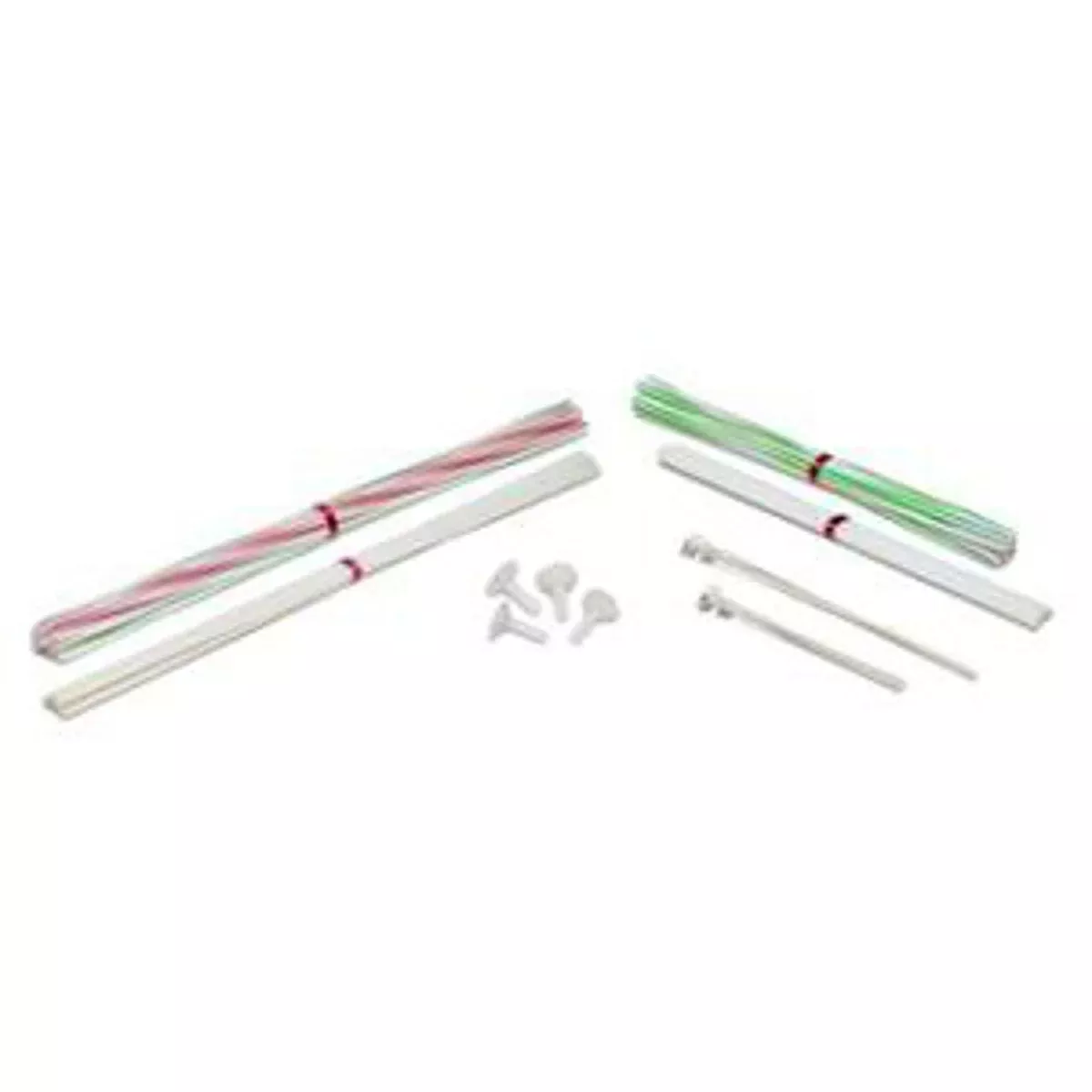 "12" White Micro Sticks - Bundle Of 100"