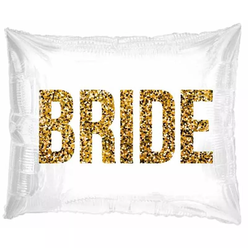 "20" 24K Bride Foil Balloon In Gold - Tuftex Pkgd"