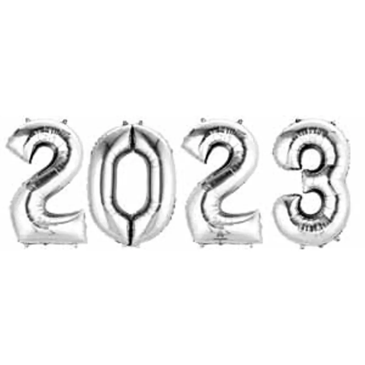 "2023" Silver Number Bunch Package - 34" P95