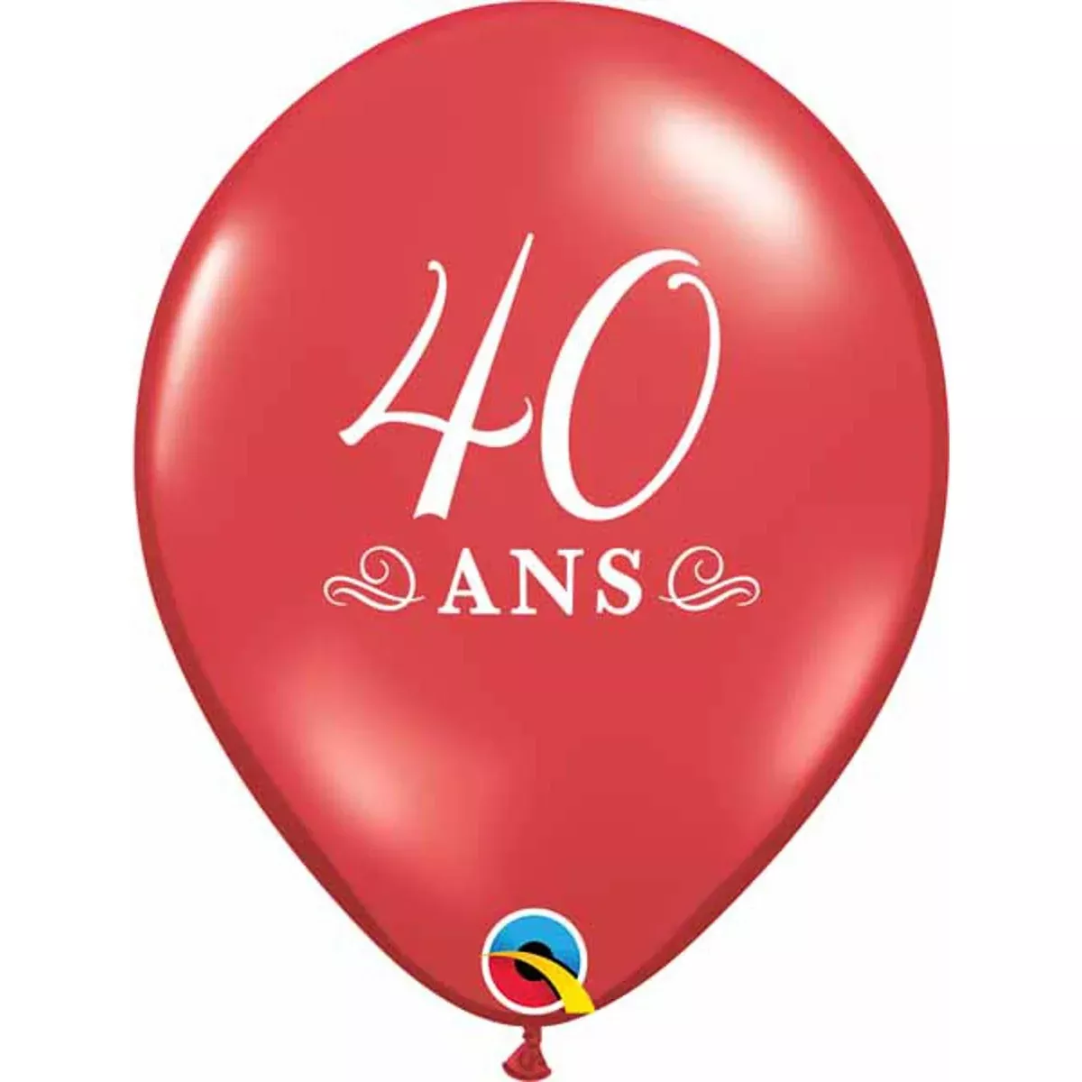 "40Th Anniversary Ruby Red Balloons - Pack Of 50"