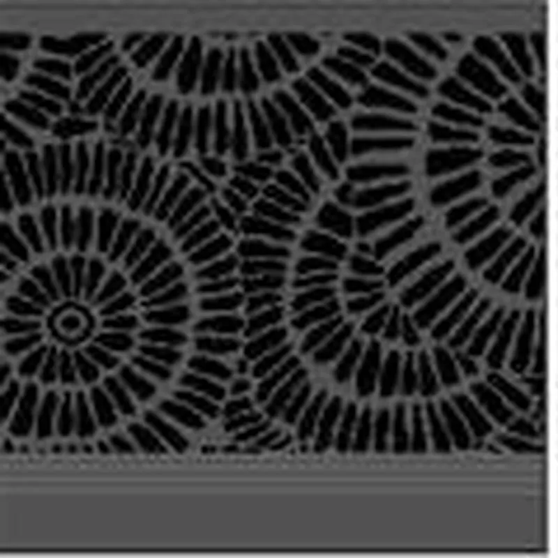 Charleston Collection Facecloth 100% Cotton - Black 12x12in