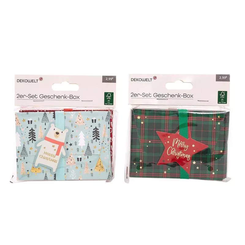 Christmas 2 Gift Card Box