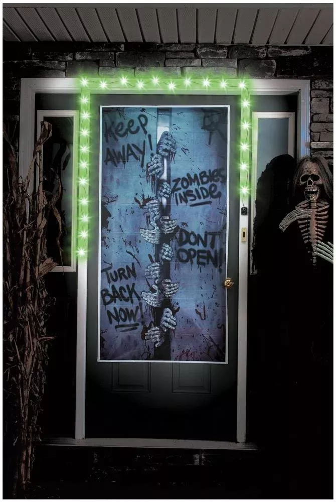 Zombie Creepy Greeter Light Sound Halloween Decoration Kit