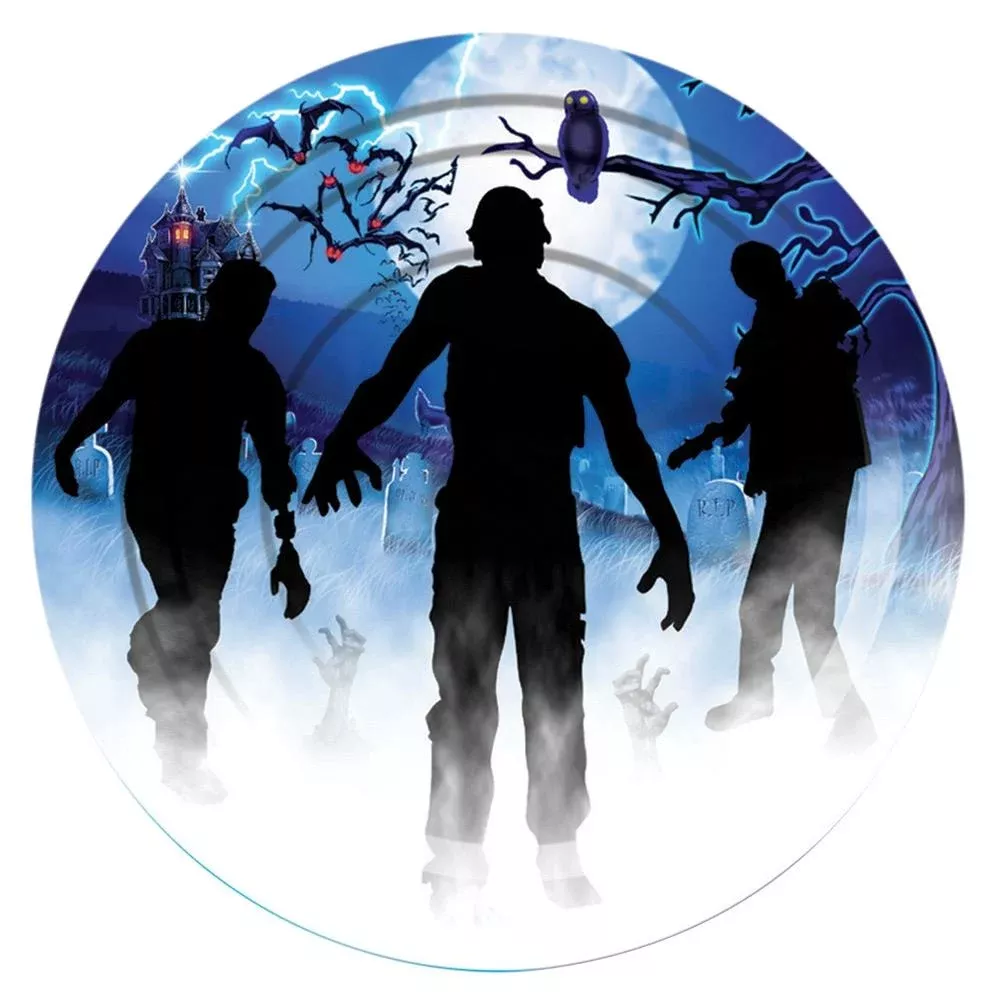 Zombie Party 9in Plates Pack of 8