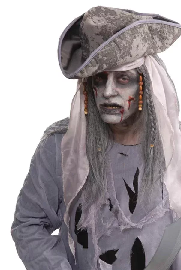 Zombie Pirate Adult Wig