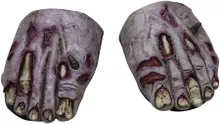 Zombie Undead Feet Cover Adult